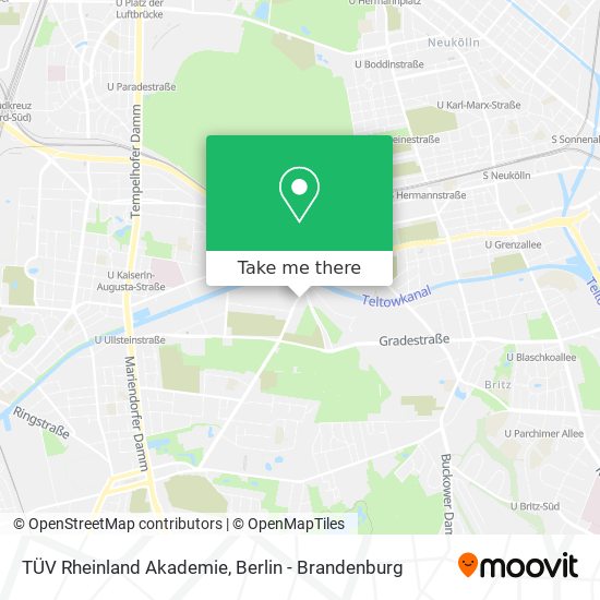 TÜV Rheinland Akademie map