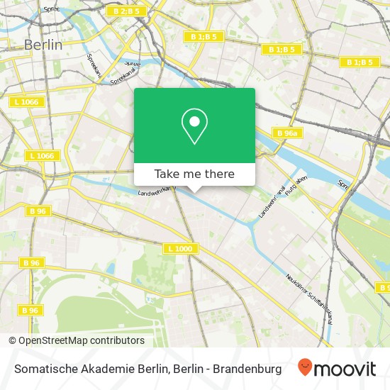 Somatische Akademie Berlin, Paul-Lincke-Ufer 30 map