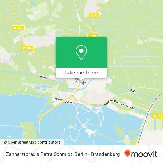 Карта Zahnarztpraxis Petra Schmidt, Lutherstraße 13