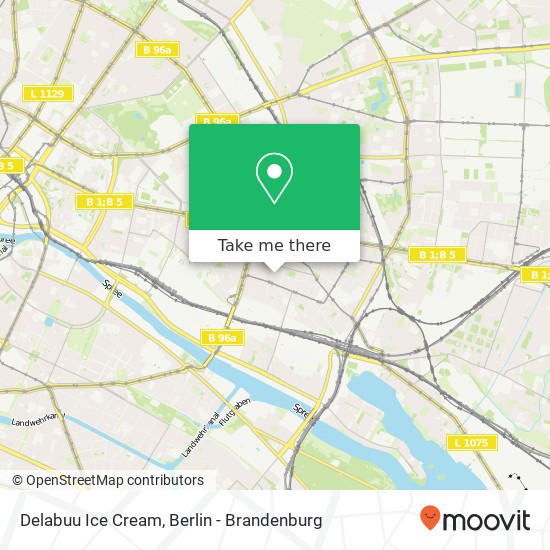 Delabuu Ice Cream, Krossener Straße 15 map