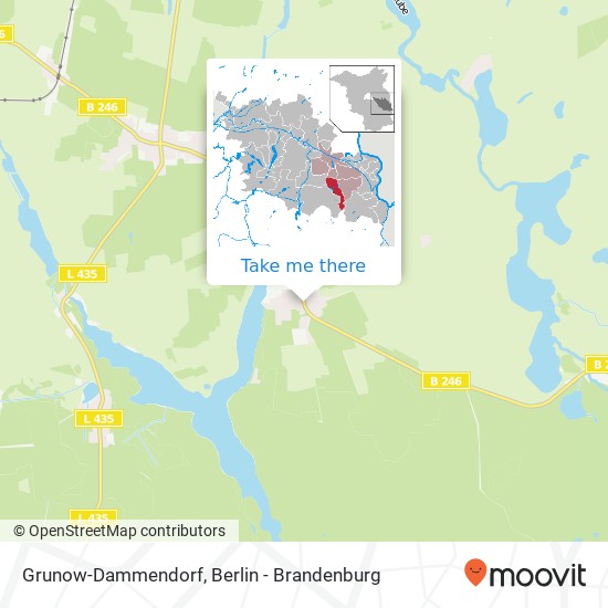 Grunow-Dammendorf map