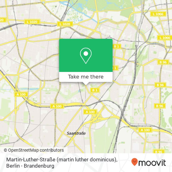 Martin-Luther-Straße (martin luther dominicus), Schöneberg, 10823 Berlin map