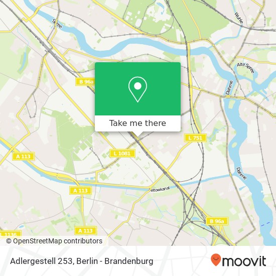 Adlergestell 253, Adlershof, 12489 Berlin map