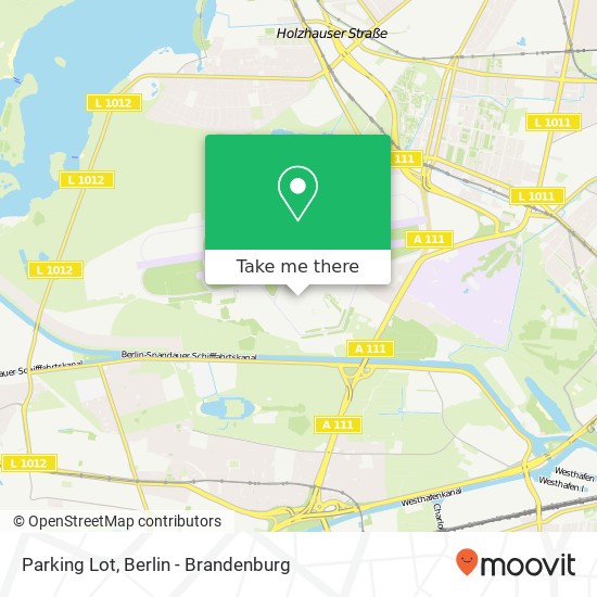 Карта Parking Lot, Tegel, 13405 Berlin