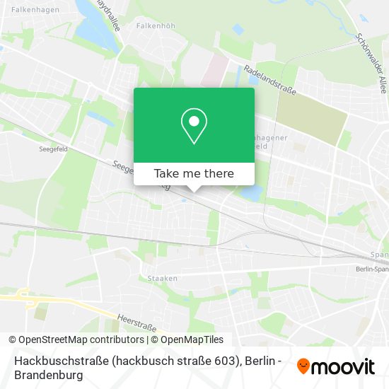 Карта Hackbuschstraße (hackbusch straße 603)