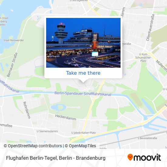 Карта Flughafen Berlin-Tegel