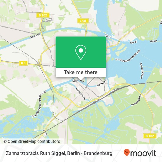 Zahnarztpraxis Ruth Siggel, An der Stadtschleuse 11 map