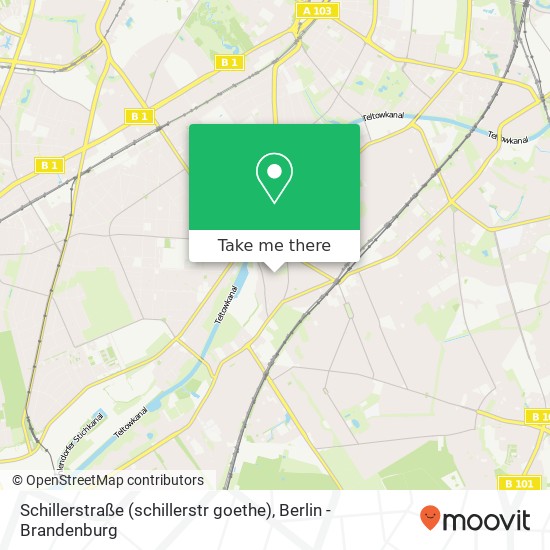 Schillerstraße (schillerstr goethe), Lichterfelde, 12207 Berlin map