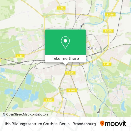 Ibb Bildungszentrum Cottbus map