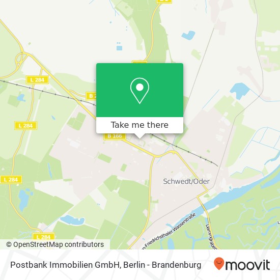 Карта Postbank Immobilien GmbH, Ringstraße 15