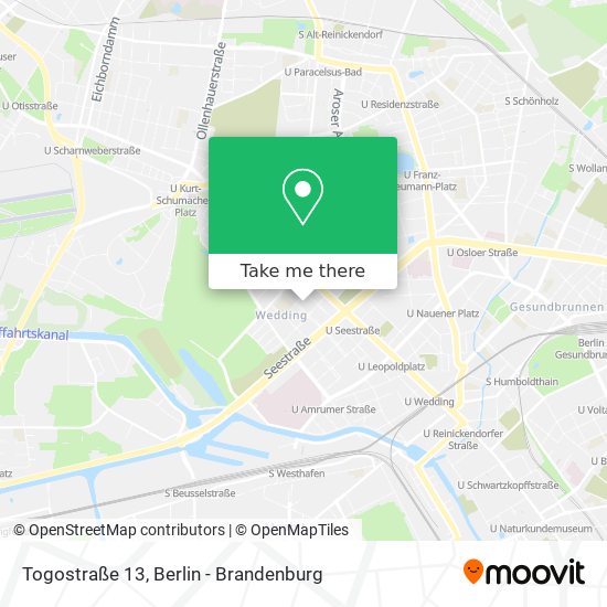 Togostraße 13 map
