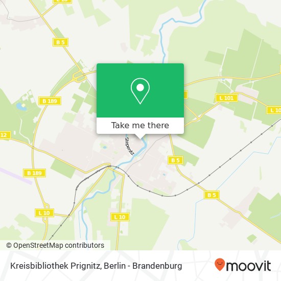 Kreisbibliothek Prignitz map