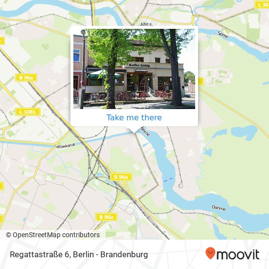 Карта Regattastraße 6, Regattastraße 6, 12527 Berlin, Deutschland