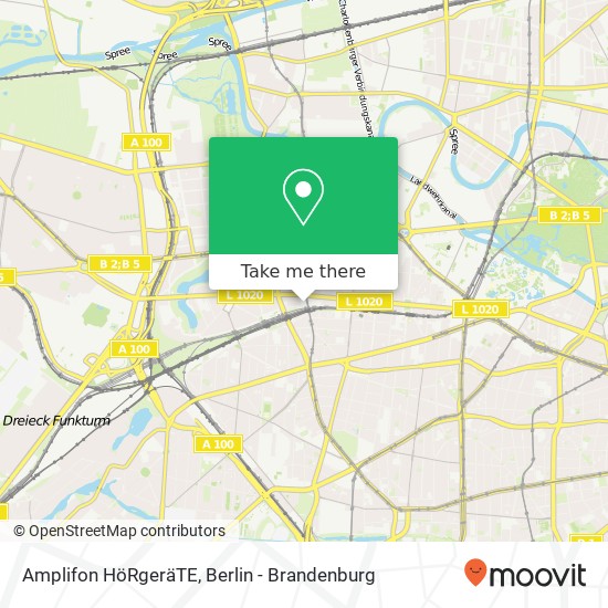Карта Amplifon HöRgeräTE, Stuttgarter Platz 1