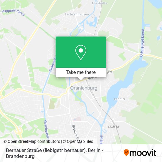 Bernauer Straße (liebigstr bernauer) map