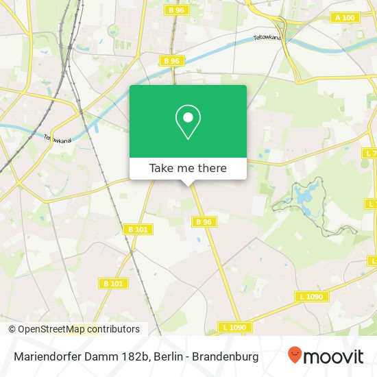 Mariendorfer Damm 182b, Mariendorf, 12107 Berlin map