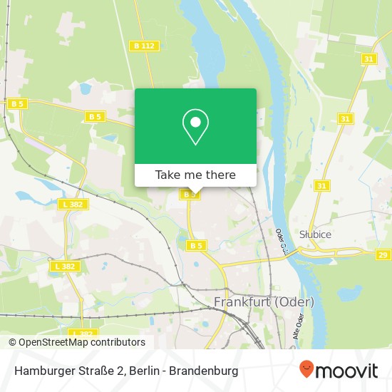 Hamburger Straße 2, 15234 Frankfurt (Oder) (Frankfurt) map