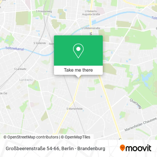 Карта Großbeerenstraße 54-66