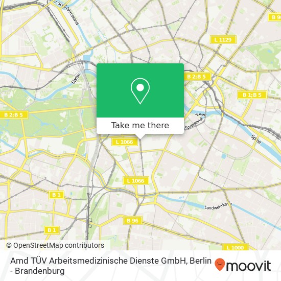 Amd TÜV Arbeitsmedizinische Dienste GmbH, Friedrichstraße map