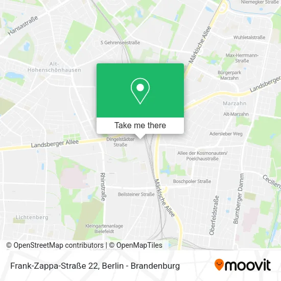 Frank-Zappa-Straße 22 map