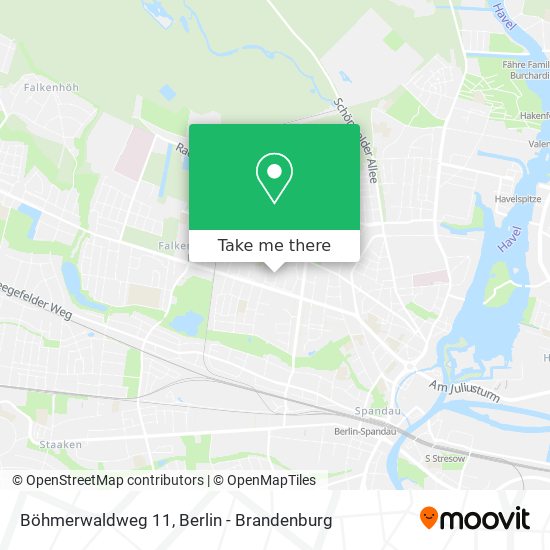 Böhmerwaldweg 11 map
