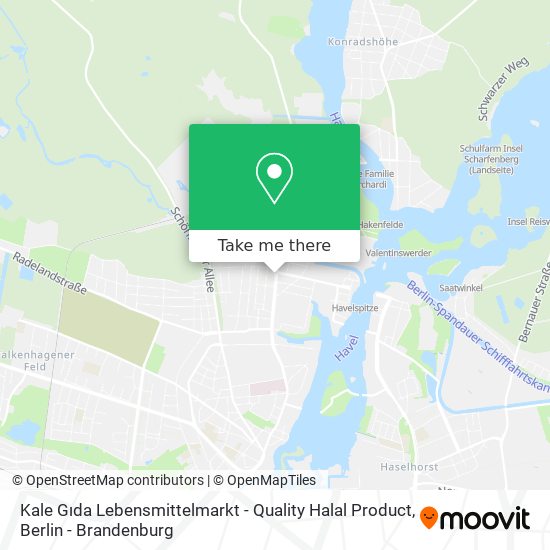 Kale Gıda Lebensmittelmarkt - Quality Halal Product map