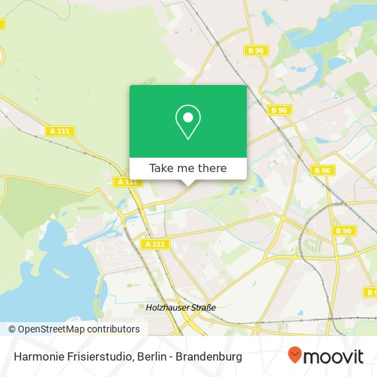 Harmonie Frisierstudio, Waidmannsluster Damm 48 map