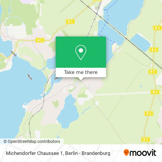 Michendorfer Chaussee 1 map