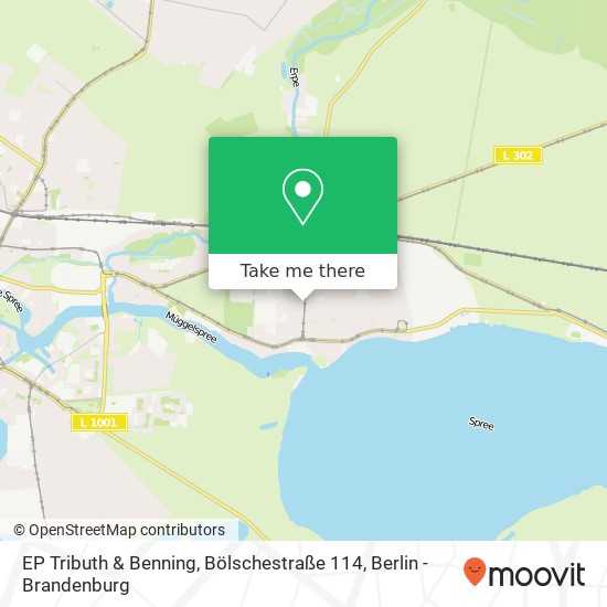 EP Tributh & Benning, Bölschestraße 114 map