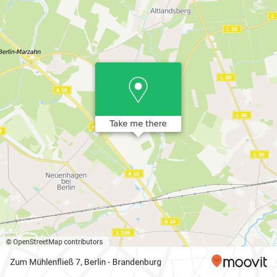 Zum Mühlenfließ 7, Zum Mühlenfließ 7, 15366 Neuenhagen bei Berlin, Deutschland map