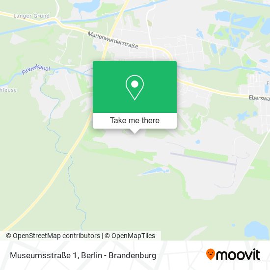 Museumsstraße 1, Museumsstraße 1, 16244 Schorfheide, Deutschland map