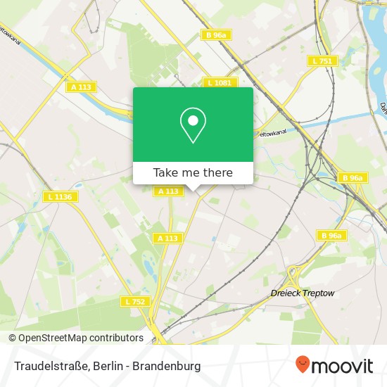 Traudelstraße, Traudelstraße, 12524 Berlin, Deutschland map