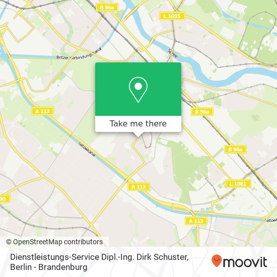 Карта Dienstleistungs-Service Dipl.-Ing. Dirk Schuster, Sterndamm 111A
