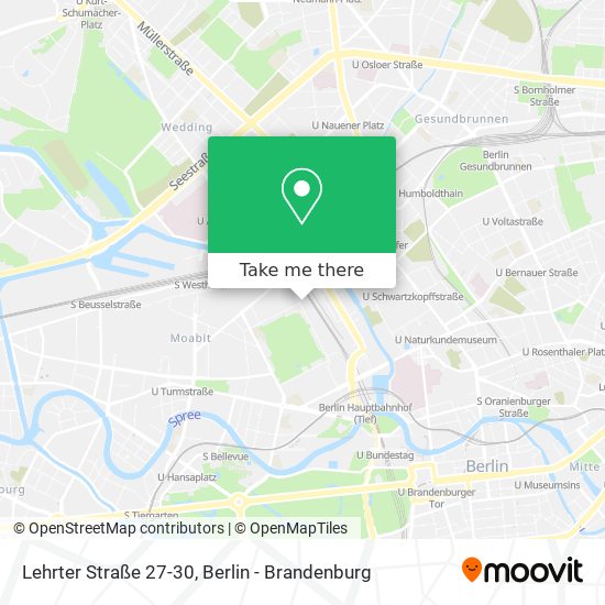 Карта Lehrter Straße 27-30