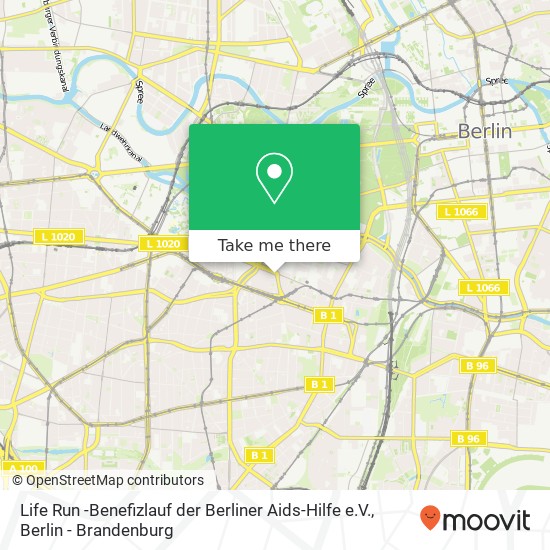Life Run -Benefizlauf der Berliner Aids-Hilfe e.V., Kurfürstenstraße 130 map