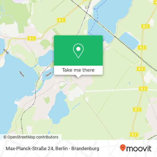 Max-Planck-Straße 24, Caputh, 14548 Schwielowsee map