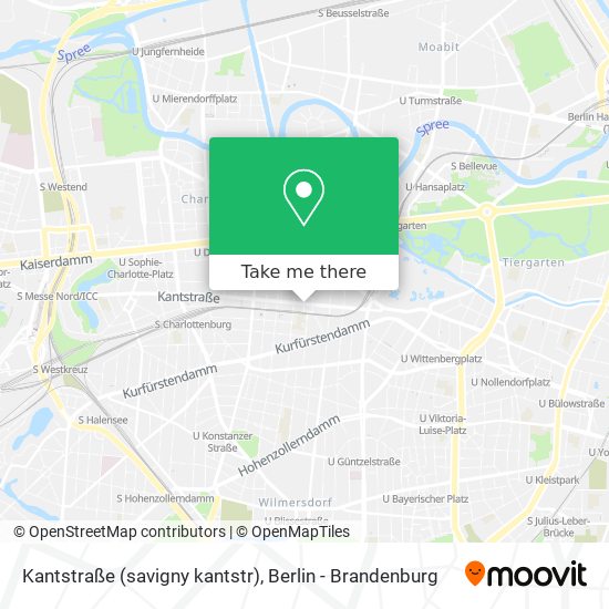 Kantstraße (savigny kantstr) map