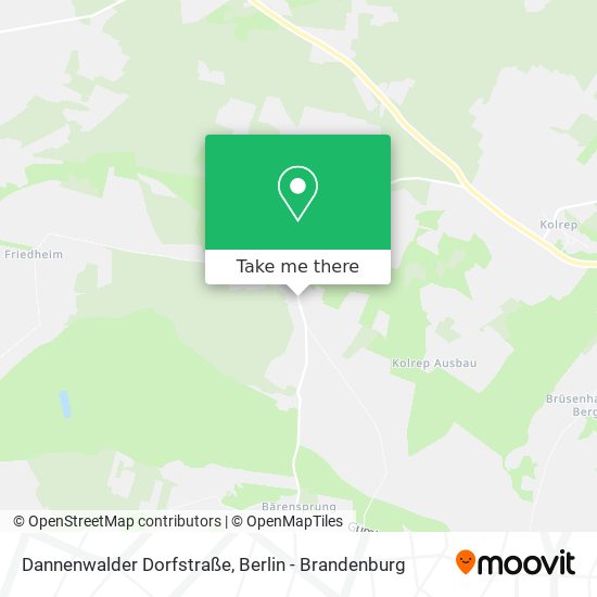 Dannenwalder Dorfstraße map