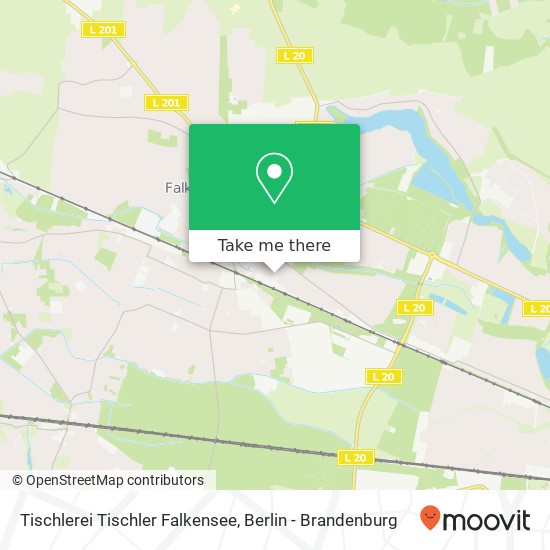 Карта Tischlerei Tischler Falkensee, Kastanienallee