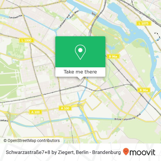 Карта Schwarzastraße7+8 by Ziegert, Schwarzastraße