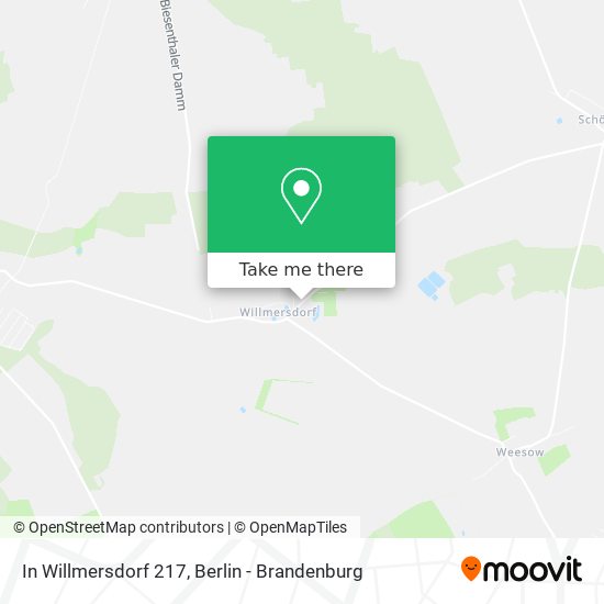 In Willmersdorf 217 map