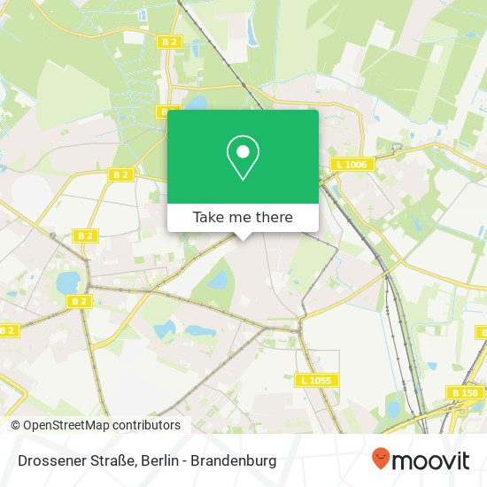 Drossener Straße, Drossener Str., 13053 Berlin, Deutschland map