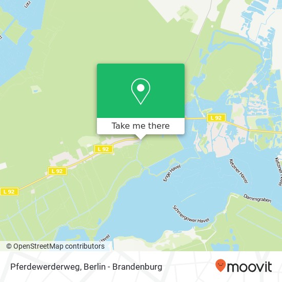 Карта Pferdewerderweg, Pferdewerderweg, 14669 Ketzin, Deutschland