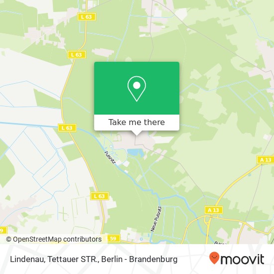Lindenau, Tettauer STR. map