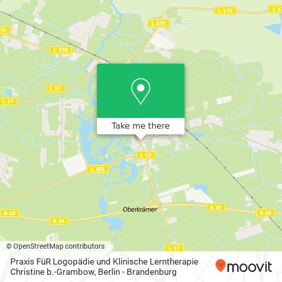 Praxis FüR Logopädie und Klinische Lerntherapie Christine b.-Grambow, Bärenklauer Straße 2 map