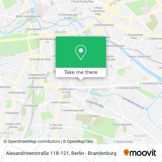 Alexandrinenstraße 118-121 map