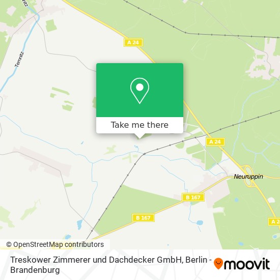 Treskower Zimmerer und Dachdecker GmbH map