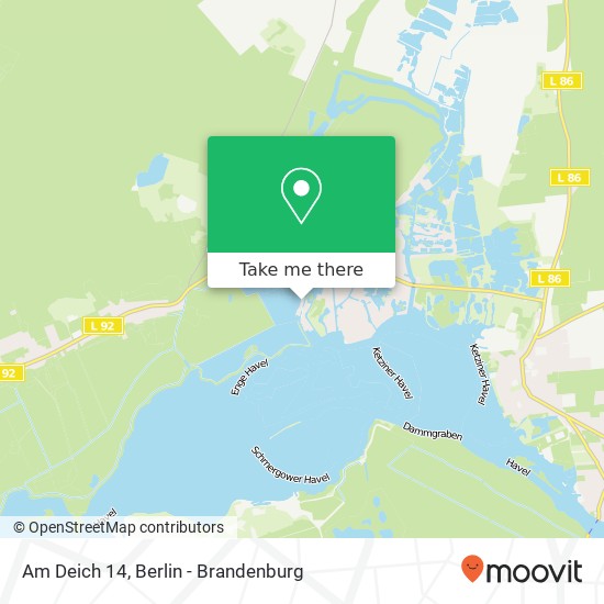 Am Deich 14, 14669 Ketzin / Havel map