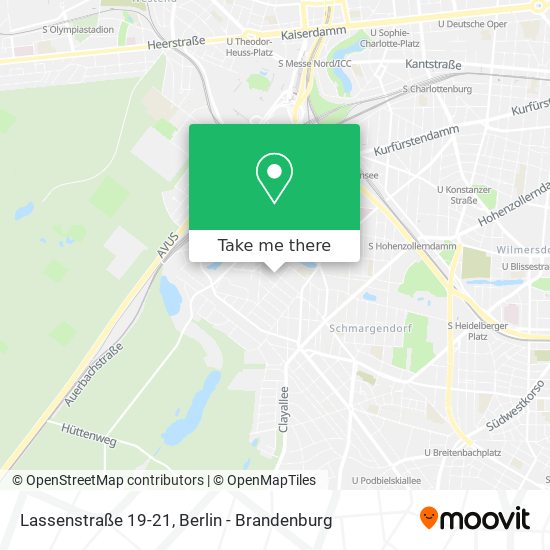 Карта Lassenstraße 19-21