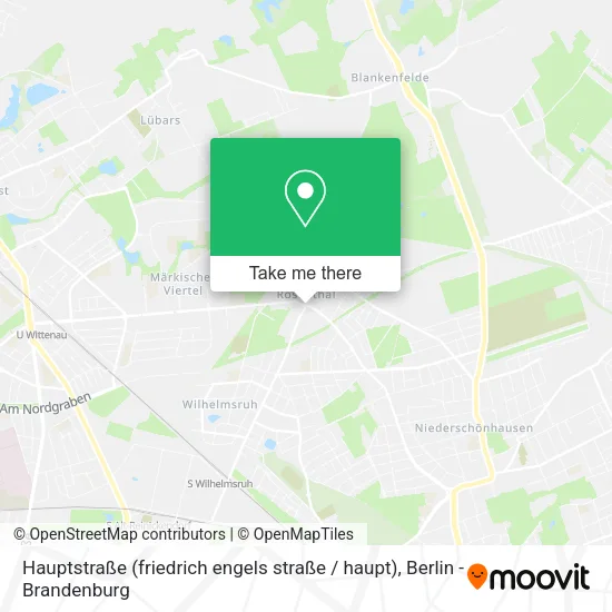 Карта Hauptstraße (friedrich engels straße / haupt)